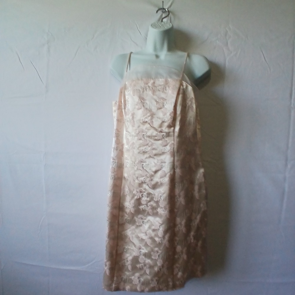 onyx nite formal dresse Pink 2pc Sz 10 Mesh Jacket Prom Wedding Banquet Party